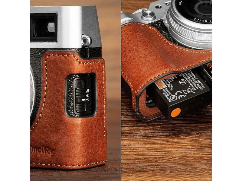 Smallrig Leder-Halbschalen-Kit für FUJIFILM X100VI - Braun