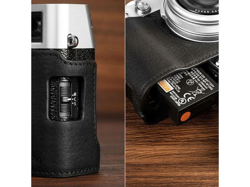 Smallrig Leder-Halbschalen-Kit für FUJIFILM X100VI - Schwarz