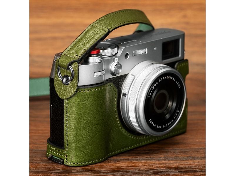 Smallrig Leder-Halbschalen-Kit für FUJIFILM X100VI - Grün
