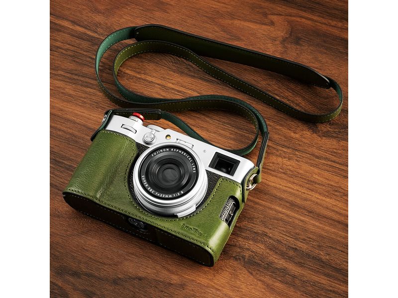 Smallrig Leder-Halbschalen-Kit für FUJIFILM X100VI - Grün