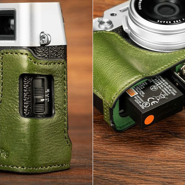 Smallrig Leder-Halbschalen-Kit für FUJIFILM X100VI - Grün