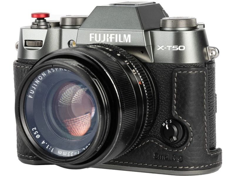 Smallrig Leder-Halbtaschen-Kit für FUJIFILM X-T50 Schwarz