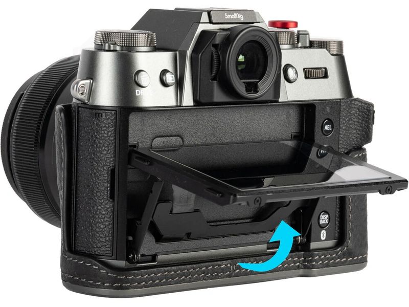 Smallrig Leder-Halbtaschen-Kit für FUJIFILM X-T50 Schwarz