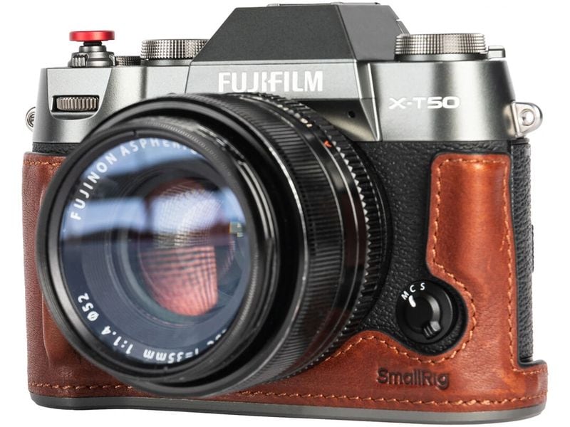 Smallrig Leder-Halbtaschen-Kit für FUJIFILM X-T50 Braun