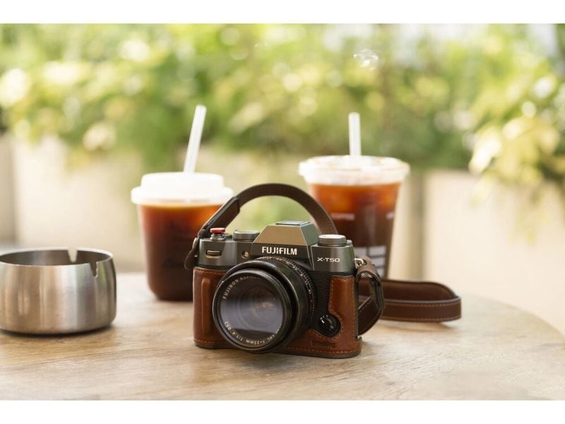 Smallrig Leder-Halbtaschen-Kit für FUJIFILM X-T50 Braun