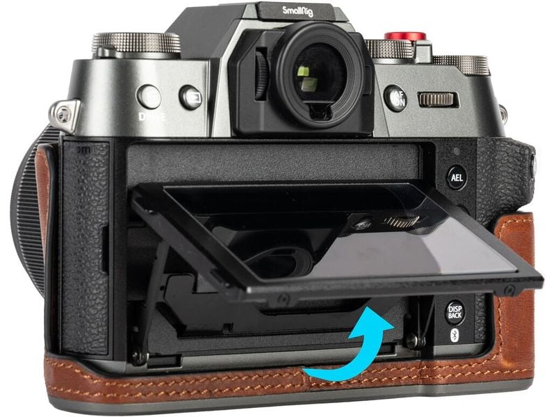 Smallrig Leder-Halbtaschen-Kit für FUJIFILM X-T50 Braun