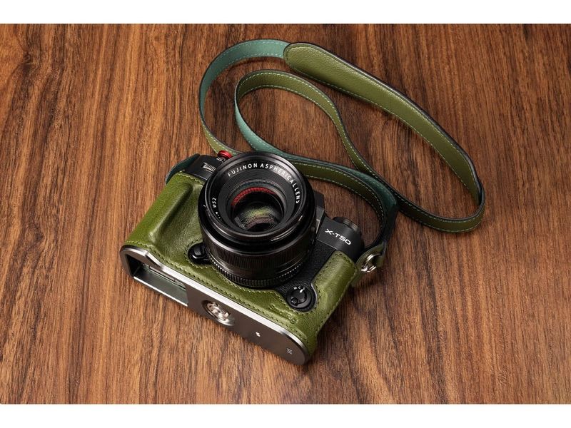 Smallrig Leder-Halbtaschen-Kit für FUJIFILM X-T50 Grün