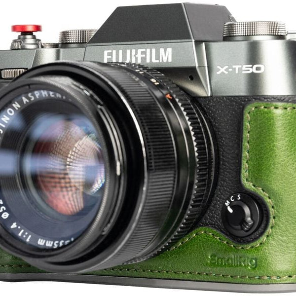 Smallrig Leder-Halbtaschen-Kit für FUJIFILM X-T50 Grün