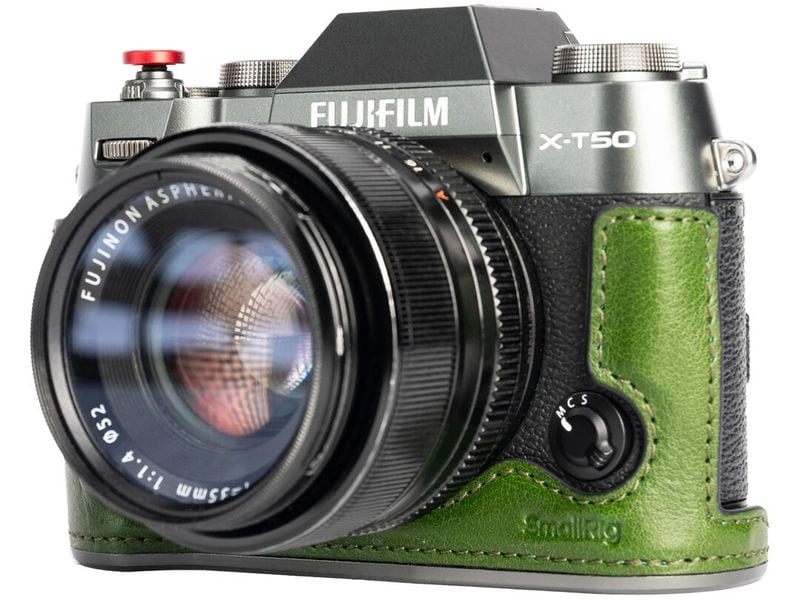 Smallrig Leder-Halbtaschen-Kit für FUJIFILM X-T50 Grün