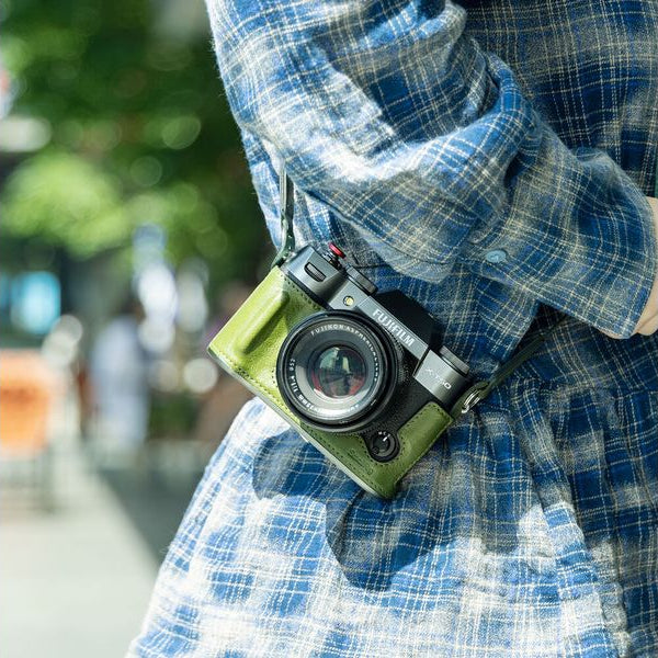 Smallrig Leder-Halbtaschen-Kit für FUJIFILM X-T50 Grün