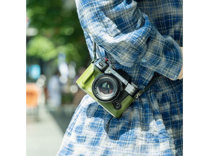 Smallrig Leder-Halbtaschen-Kit für FUJIFILM X-T50 Grün