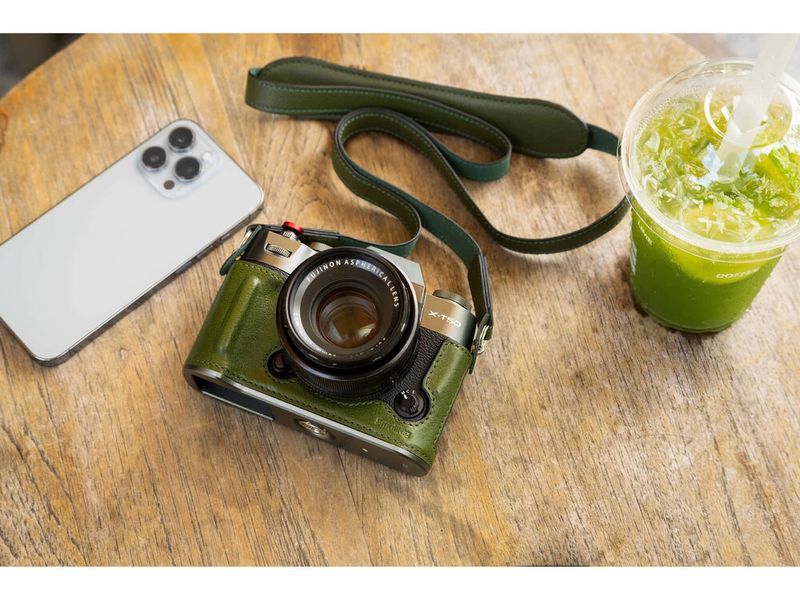 Smallrig Leder-Halbtaschen-Kit für FUJIFILM X-T50 Grün