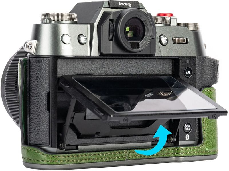 Smallrig Leder-Halbtaschen-Kit für FUJIFILM X-T50 Grün