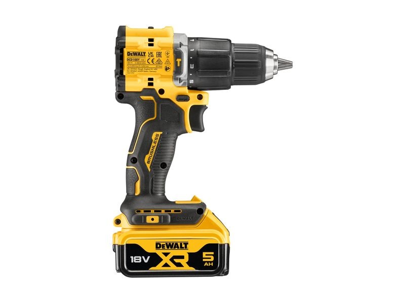 DeWalt Akku-Schlagbohrschrauber DCD100YP2T-QW 18 V Kit