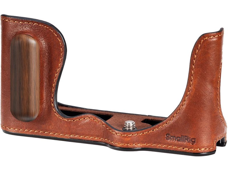 Smallrig Halb-Ledertasche für Panasonic LUMIX S9 Braun
