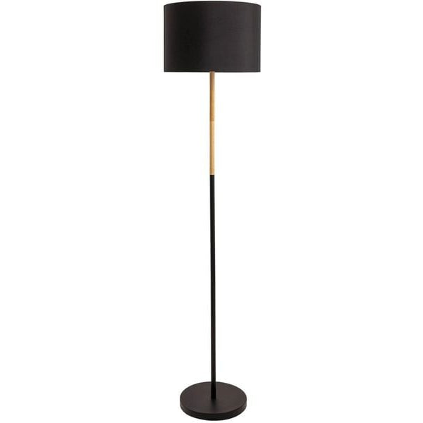 Näve Stehleuchte Textil «TESSILE» Schwarz