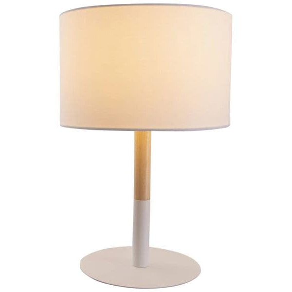 Näve Tischleuchte «Tessile» h: 37 cm Weiss