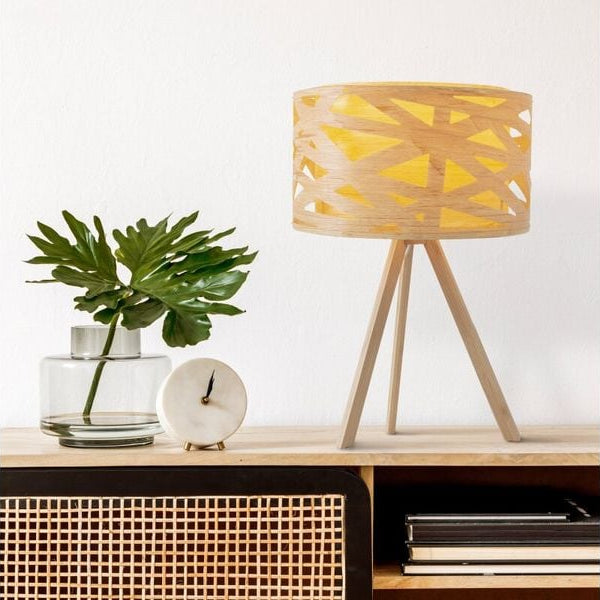 Näve Tischleuchte «Finja» mit Bambus h: 55 cm