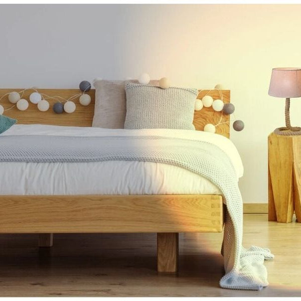 Näve Tischleuchte mit Textilschirm «Rope» 40 cm