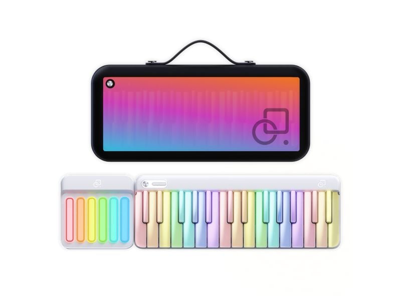 PopuMusic Keyboard PopuPiano 1 Set Weiss