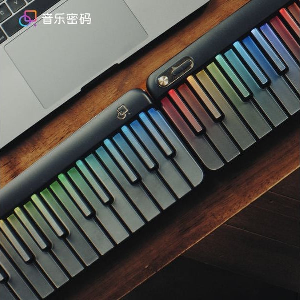 PopuMusic Keyboard PopuPiano 1 Set Schwarz