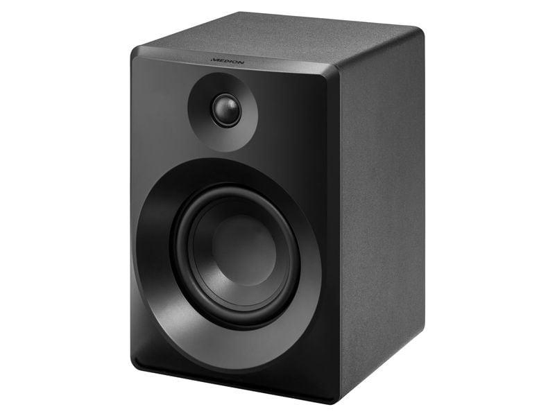 Medion Regallautsprecher Paar LIFE P61925 Schwarz