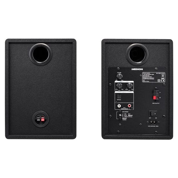 Medion Regallautsprecher Paar LIFE P61925 Schwarz