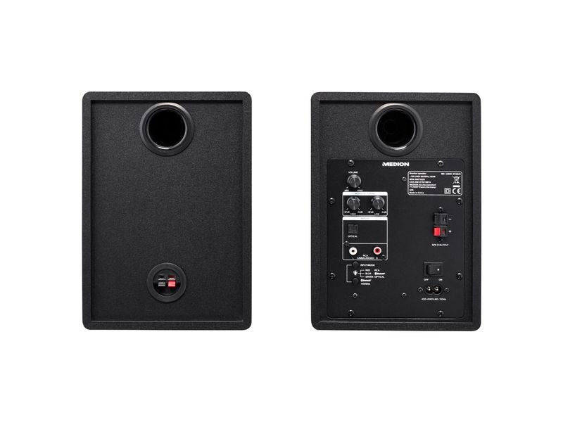 Medion Regallautsprecher Paar LIFE P61925 Schwarz