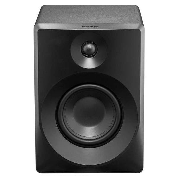 Medion Regallautsprecher Paar LIFE P61925 Schwarz