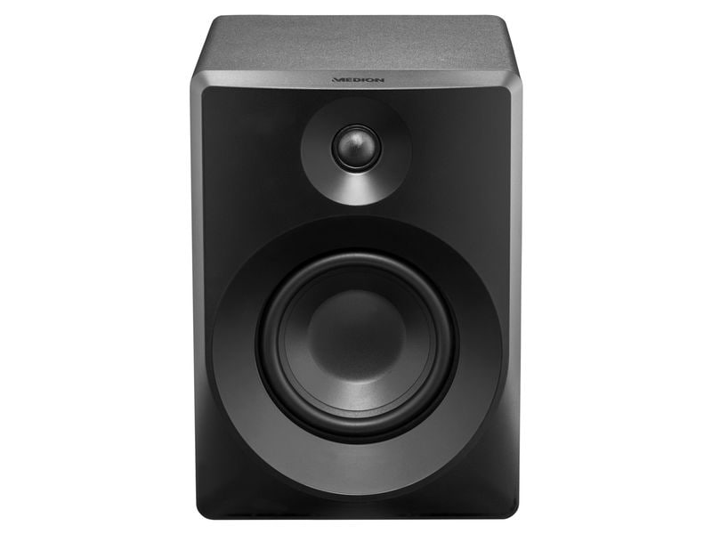 Medion Regallautsprecher Paar LIFE P61925 Schwarz