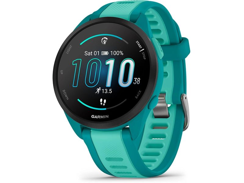 GARMIN Sportuhr Forerunner 165 Music Türkis