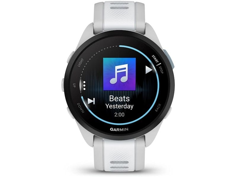 GARMIN Sportuhr Forerunner 165 Music Weiss