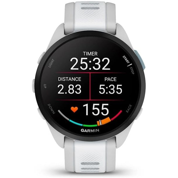 GARMIN Sportuhr Forerunner 165 Music Weiss