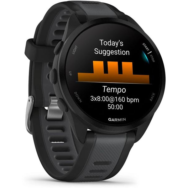 GARMIN Sportuhr Forerunner 165 Music Dunkelgrau