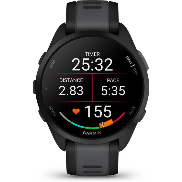 GARMIN Sportuhr Forerunner 165 Music Dunkelgrau