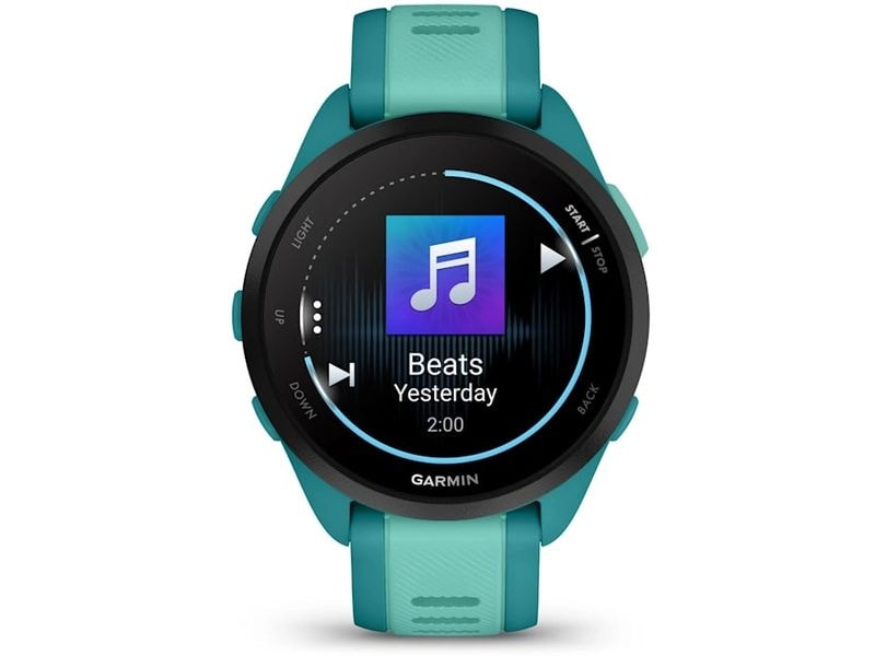 GARMIN Sportuhr Forerunner 165 Music Türkis