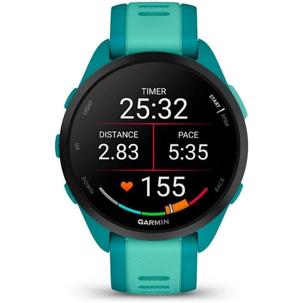 GARMIN Sportuhr Forerunner 165 Music Türkis