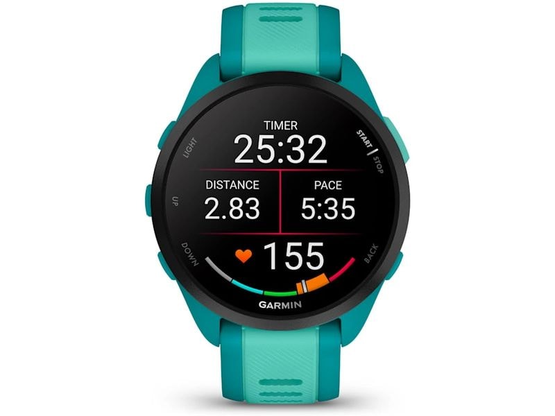 GARMIN Sportuhr Forerunner 165 Music Türkis