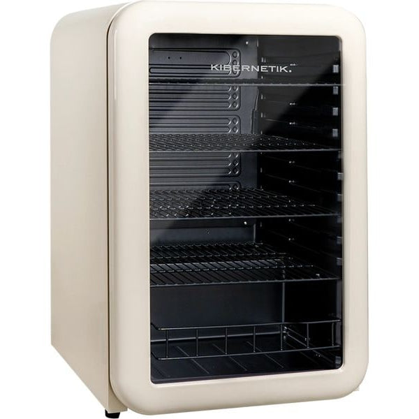 Kibernetik Gewerbekühlschrank RKS130 Retro Beige, Rechts, Wechselbar