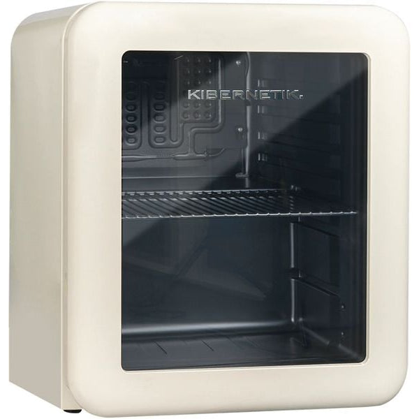 Kibernetik Gewerbekühlschrank RKS46 Retro Beige, Rechts, Wechselbar