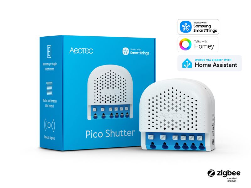 Aeotec Pico Shutter Zigbee