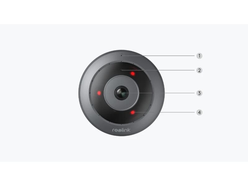 Reolink Netzwerkkamera Fisheye P520 PoE