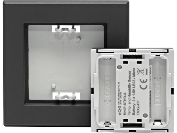 Homematic IP Funk-Temperatur- und Luftfeuchtigkeitssensor - Anthrazit