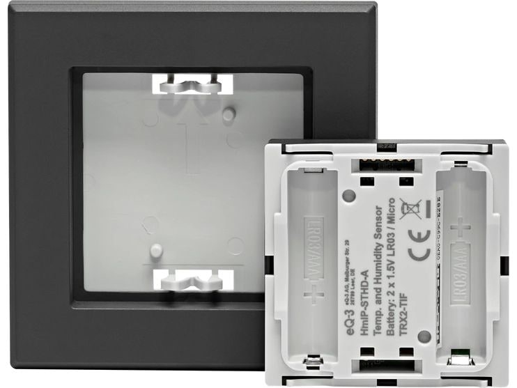 Homematic IP Funk-Temperatur- und Luftfeuchtigkeitssensor - Anthrazit