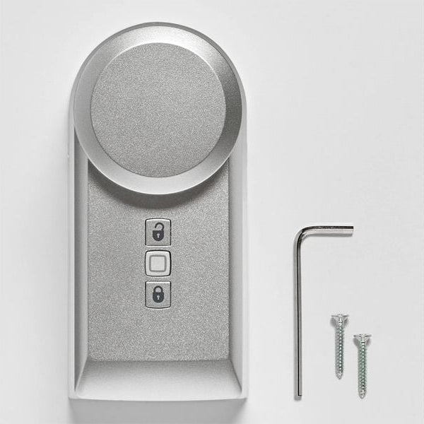 Homematic IP Smart Home Funk-Türschlossantrieb HmIP-DLD-S - Silber