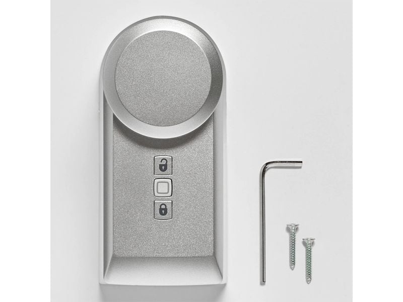 Homematic IP Smart Home Funk-Türschlossantrieb HmIP-DLD-S - Silber