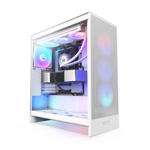NZXT PC-Gehäuse H7 Flow RGB Weiss