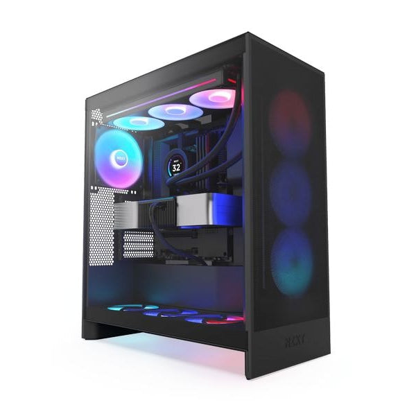 NZXT PC-Gehäuse H7 Flow RGB Schwarz