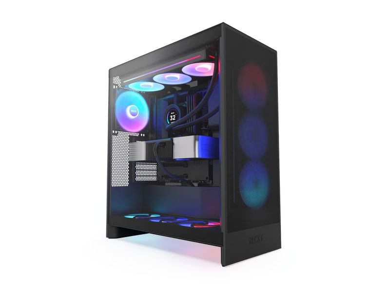 NZXT PC-Gehäuse H7 Flow RGB Schwarz