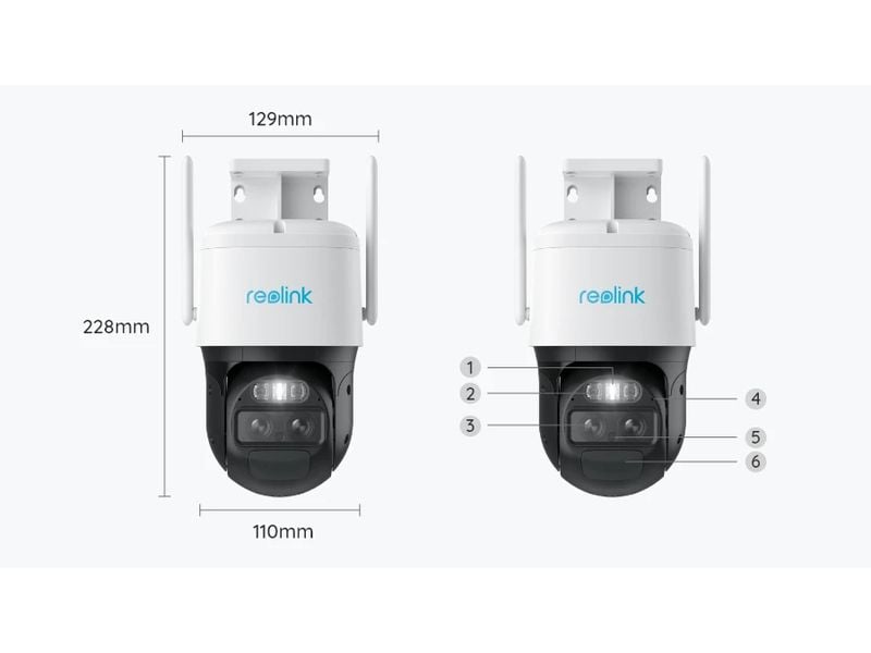 Reolink 4G/LTE-Kamera Trackmix G770 2K / Akku